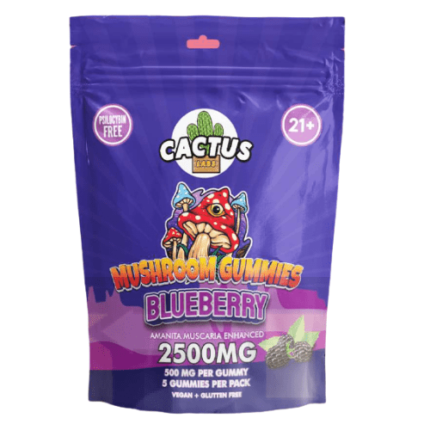 Cactus Labs Amanita Muscaria Mushroom Gummies 2500mg